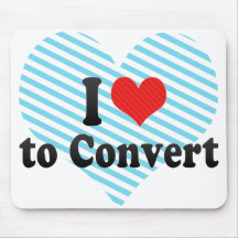 I Love to Convert Mousepads