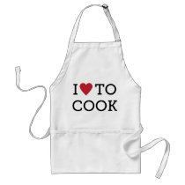 I love to...cook apron