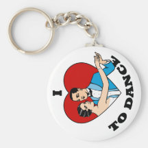 I Love to Dance Key Chains