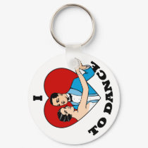 I Love to Dance keychains by DrDorian I Love to Dance keychains
