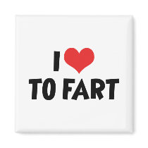 I Love To Fart Magnets