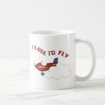 I Love To Fly Coffee Mug