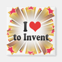 I Love to Invent Magnets
