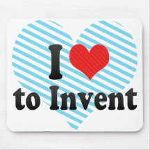 I Love to Invent Mouse Pad