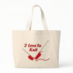 I Love To Knit Bags