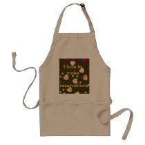 I Love to Make Reservations aprons