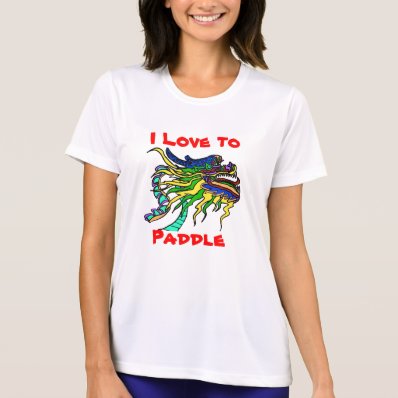 I Love to Paddle Tee Shirts