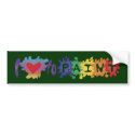 I Love to Paint bumper stickers by Sensato I Love to Paint bumper stickers