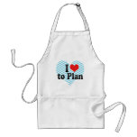 I Love to Plan Aprons