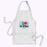 I Love to Plan Aprons