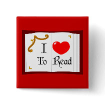 I Love To Read buttons