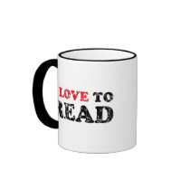 I Love To Read Distressed mugs