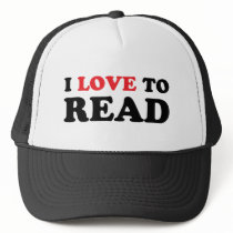 I Love To Read hats