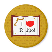 I Love To Read magnets