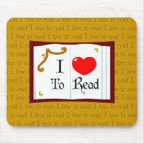 I Love To Read mousepads by toxiferous I Love To Read mousepads