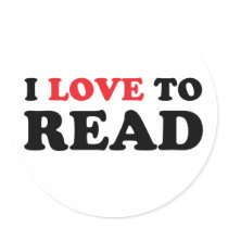I Love To Read stickers