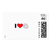 I love to recycle stamps