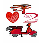 I Love To Scoot t-shirts