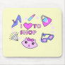 i love to shop kitty mouse mat