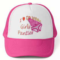 I love to wear Girls Panties Mesh Hats