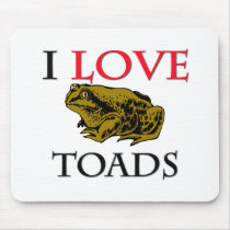 I Love Toads Mouse Mat