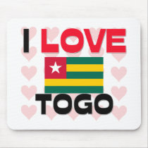 I Love Togo mousepads