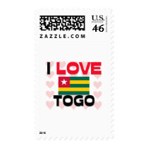 I Love Togo postage