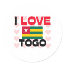 I Love Togo stickers