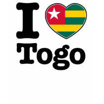 I love Togo t-shirts by afrocaribbean I love Togo t-shirts