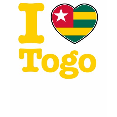 I love Togo Shirt by afrocaribbean