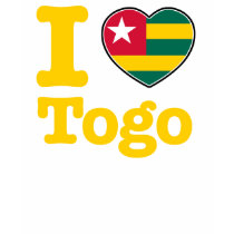 I love Togo t-shirts by afrocaribbean I love Togo t-shirts