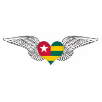 I Love Togo -wings Photo Cut Out