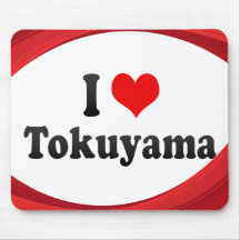 I Love Tokuyama, Japan Mouse Pads