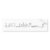 I love Tokyo (ecg style) souvenir Bumper Sticker