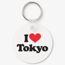 I Love Tokyo keychains