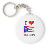 I Love Toledo Ohio Key Chain