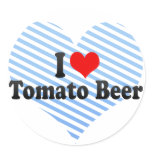 I Love Tomato Beer Sticker