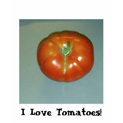 I Love Tomatoes And Chili Peppers T-Shirt shirt