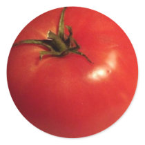 I Love Tomatoes Round Sticker