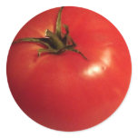 I Love Tomatoes Round Sticker