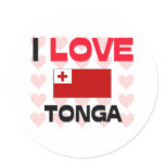 I Love Tonga stickers