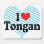 I Love Tongan Mousepads