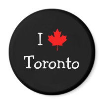 I Love Toronto Refrigerator Magnet
