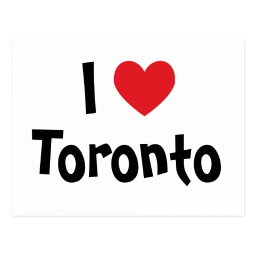 I Love Toronto Post Cards Zazzle