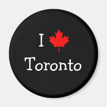 I Love Toronto Refrigerator Magnet