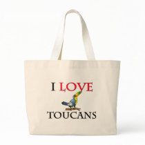 I Love Toucans bags