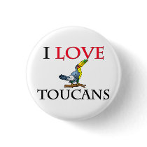 I Love Toucans buttons