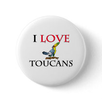 I Love Toucans buttons