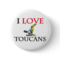 I Love Toucans buttons