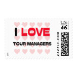 I LOVE TOUR MANAGERS postage